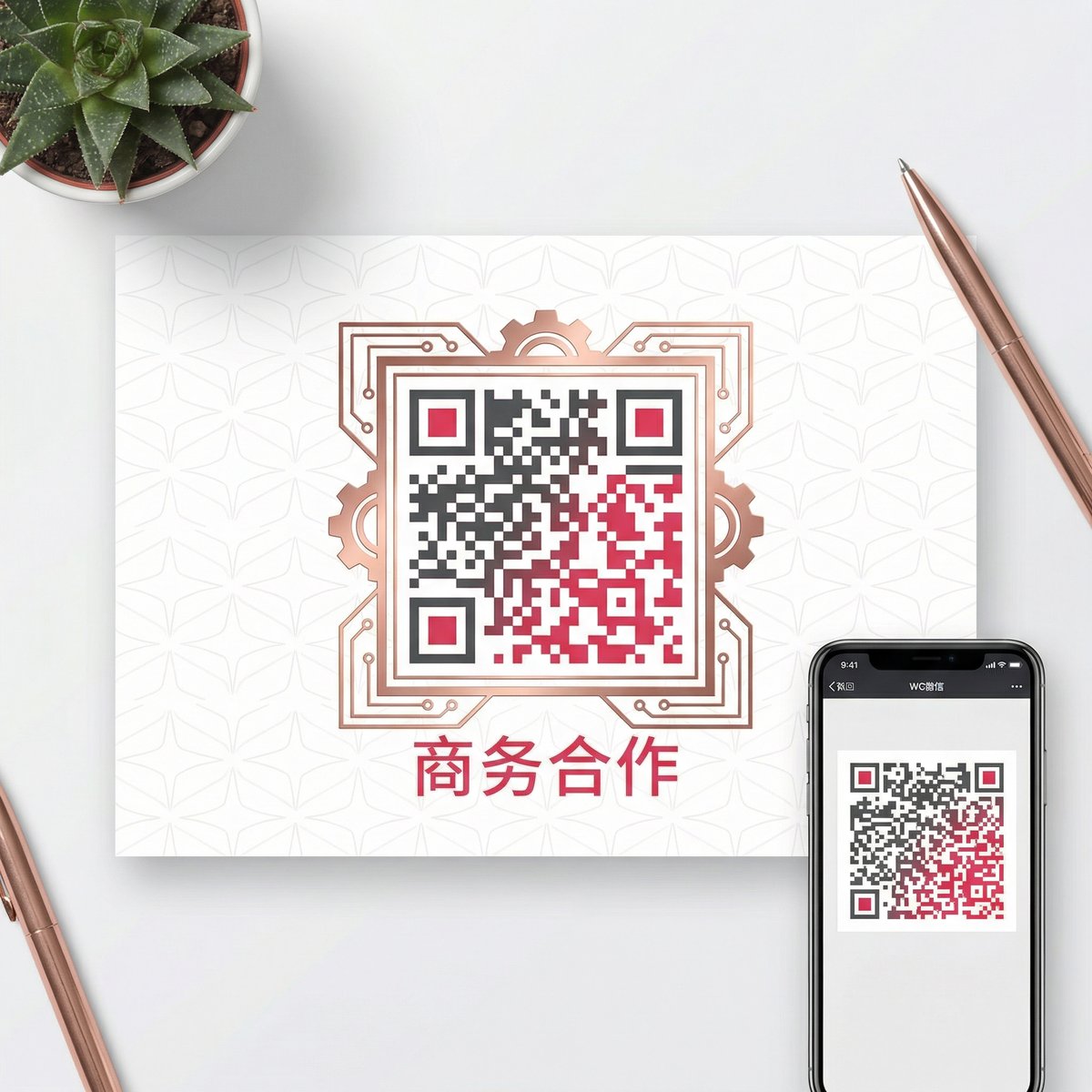 媚黑商务合作二维码